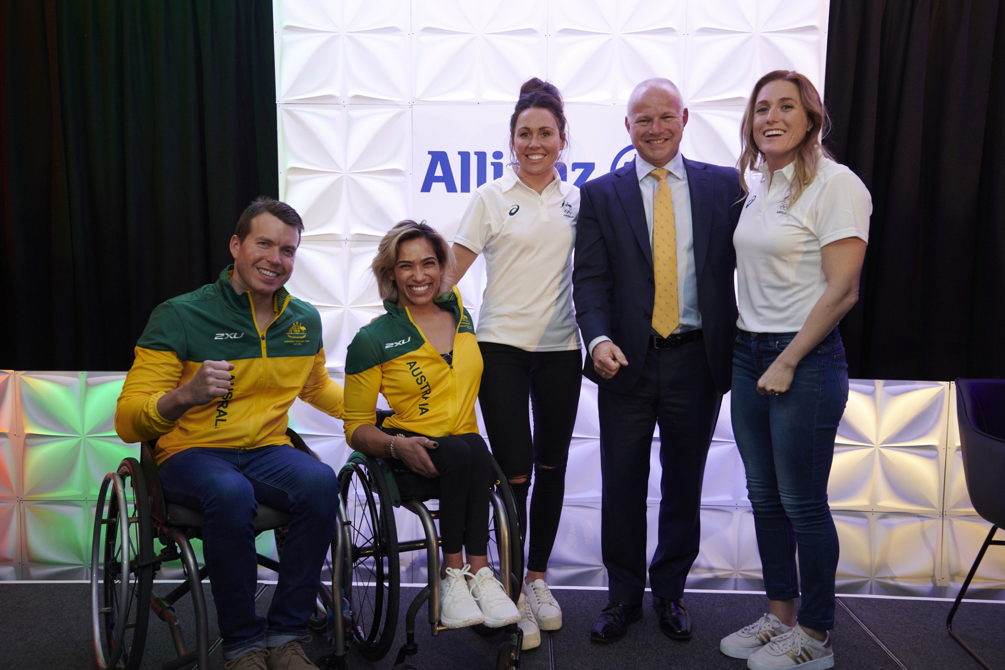 Australia Olympic and Paralympic team hold "One Year to Tokyo" events with sponsors Allianz