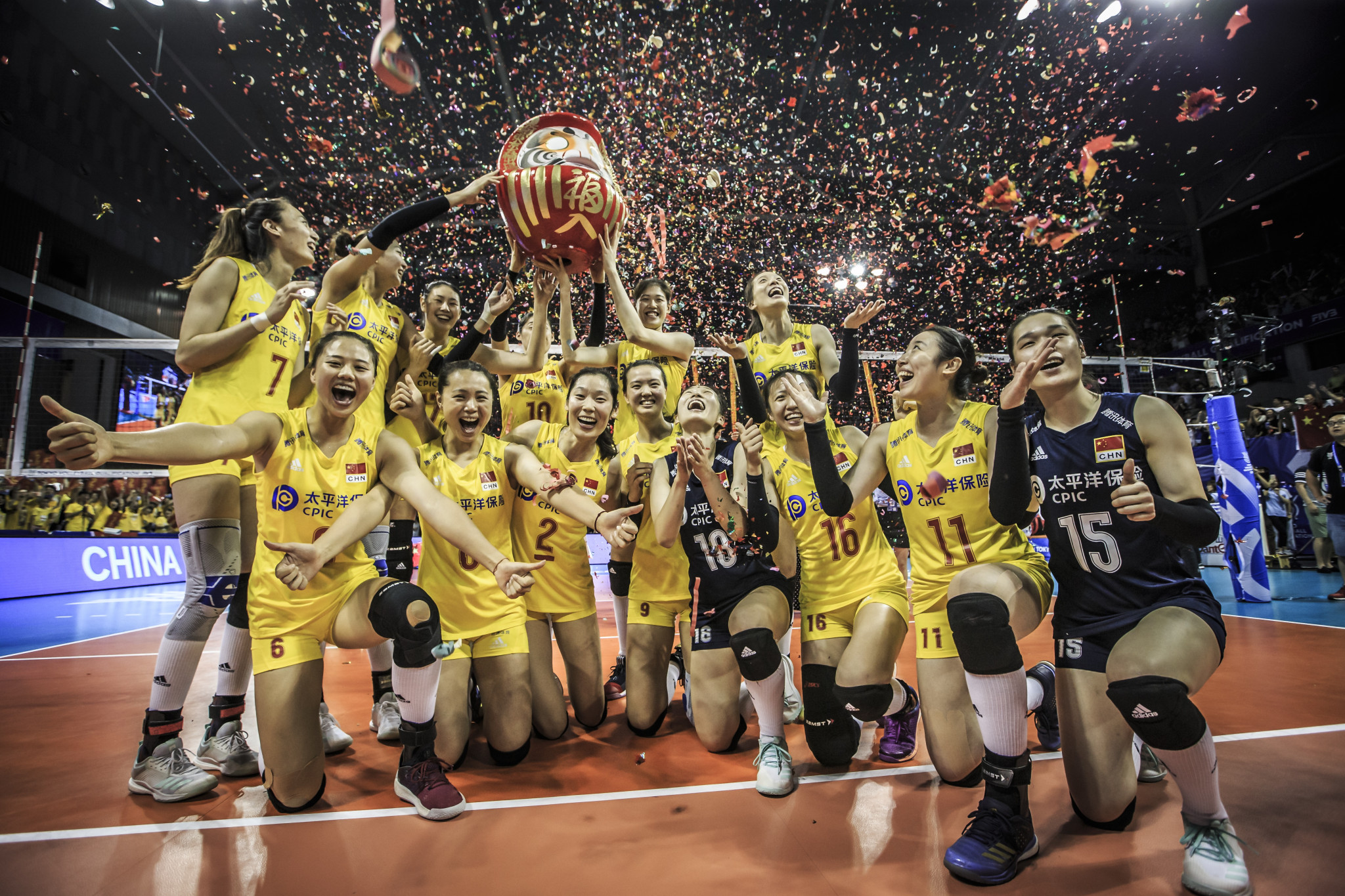 Olympic champions China among further five qualifiers for women's volleyball tournament at Tokyo 2020