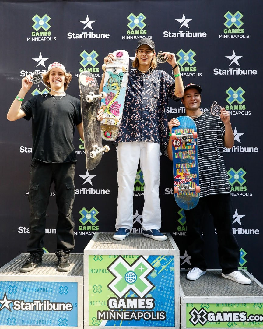 Federico claims surprise win in men's skateboard park event at Summer X Games