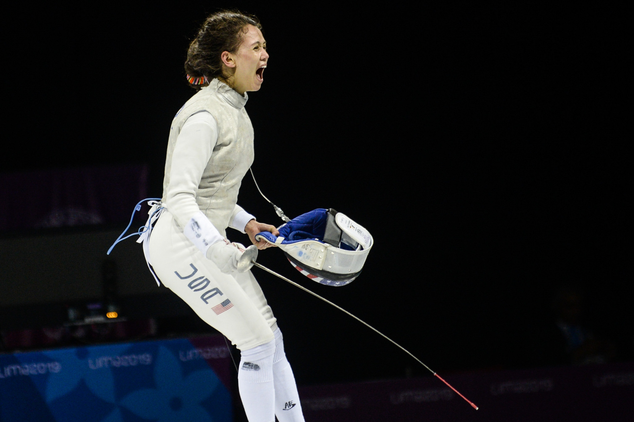 Lee Kiefer won her third consecutive Pan American Games women's foil title ©Getty Images