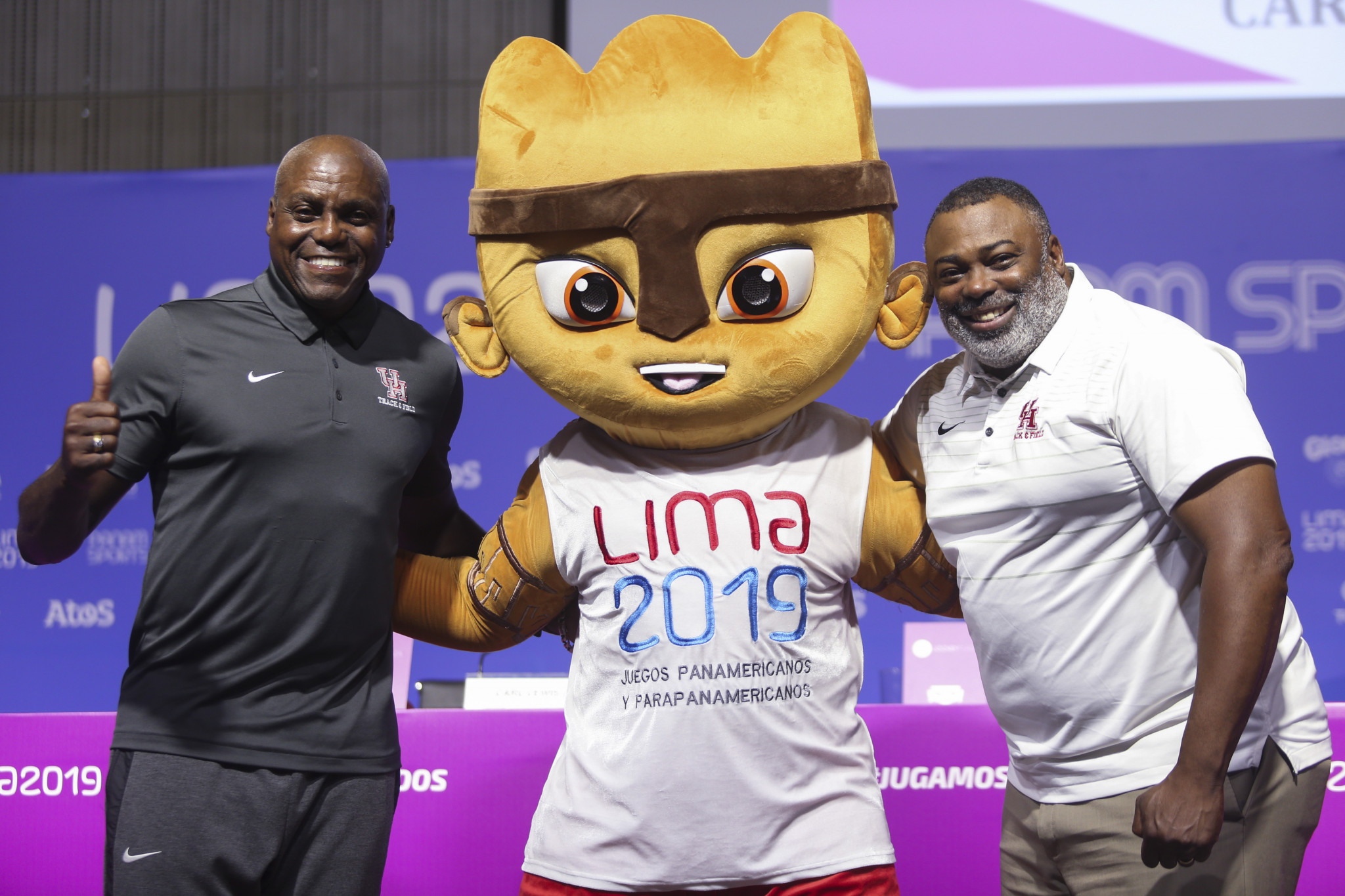 He and former teammate Leroy Burrell emphasised the importance of the Pan American Games for sport in Peru ©Lima 2019