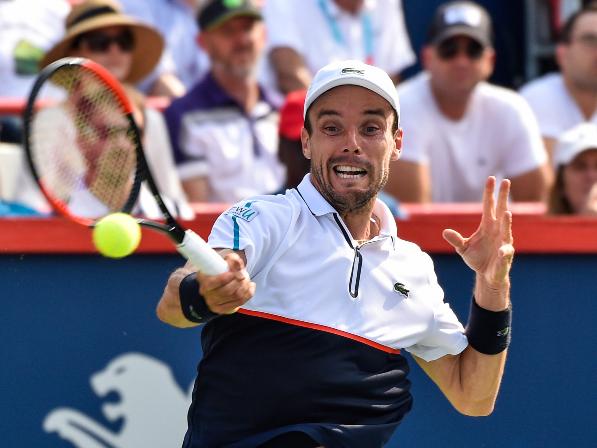 Spain’s Roberto Bautista Agut is through to the second round of the Rogers Cup after beating Australia’s Bernard Tomic in straight sets in Montreal ©Getty Images