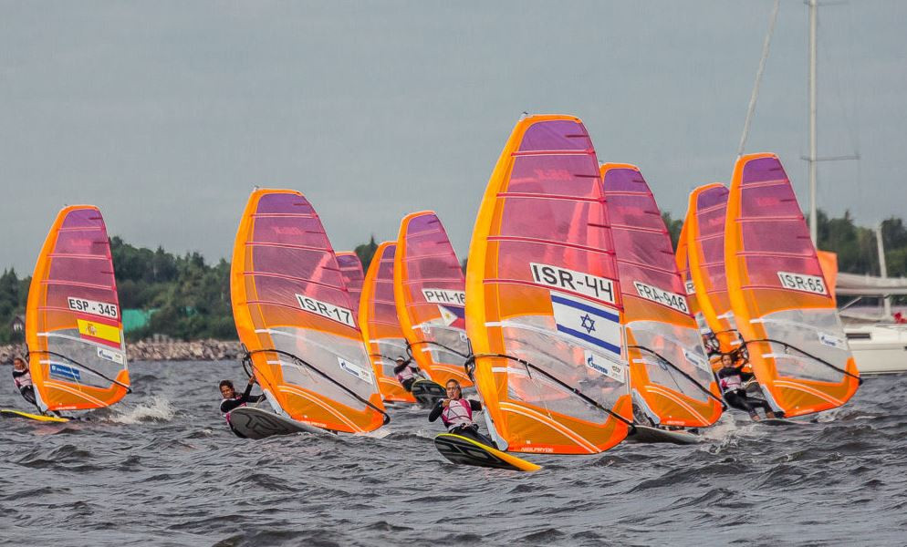 Israeli sailors are dominating the women's race after the first day of action ©RS:X World Youth Championships/Anna Semeniouk