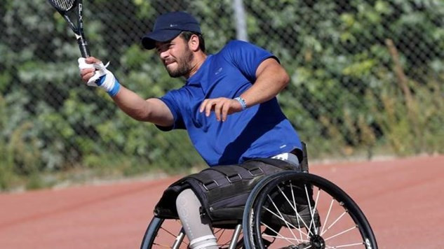 Itay Erenlib is set to make his debut at the NEC Wheelchair Tennis Masters ©ITF/Bernard Brad Pacalin