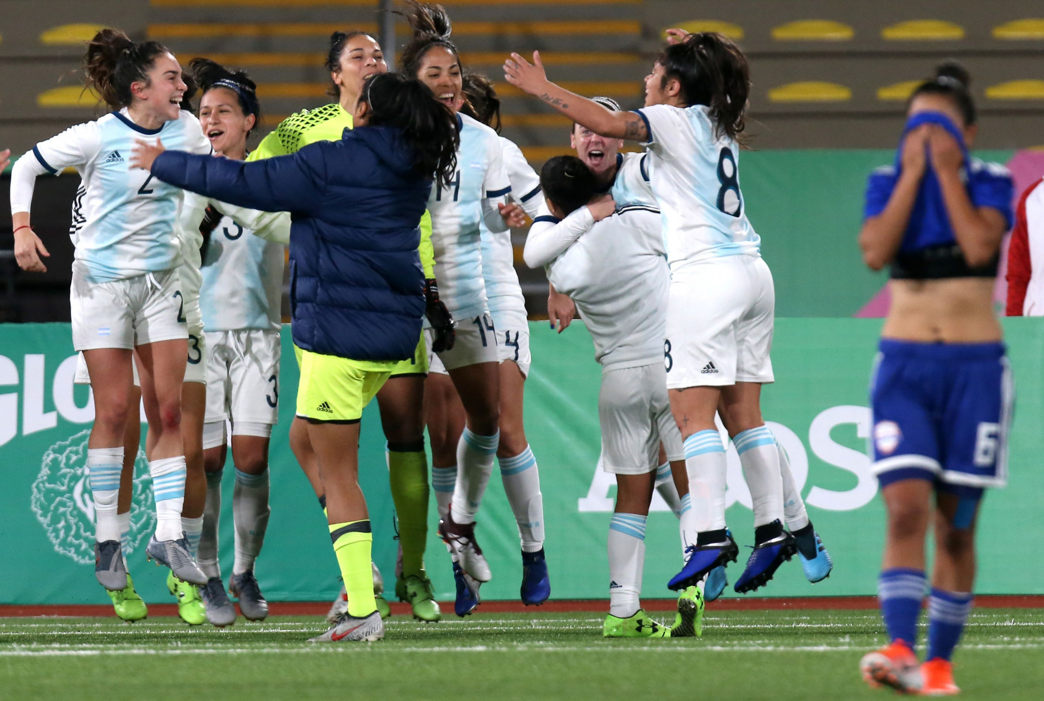 Argentina thrashed Paraguay to reach the women's football final ©Getty Images