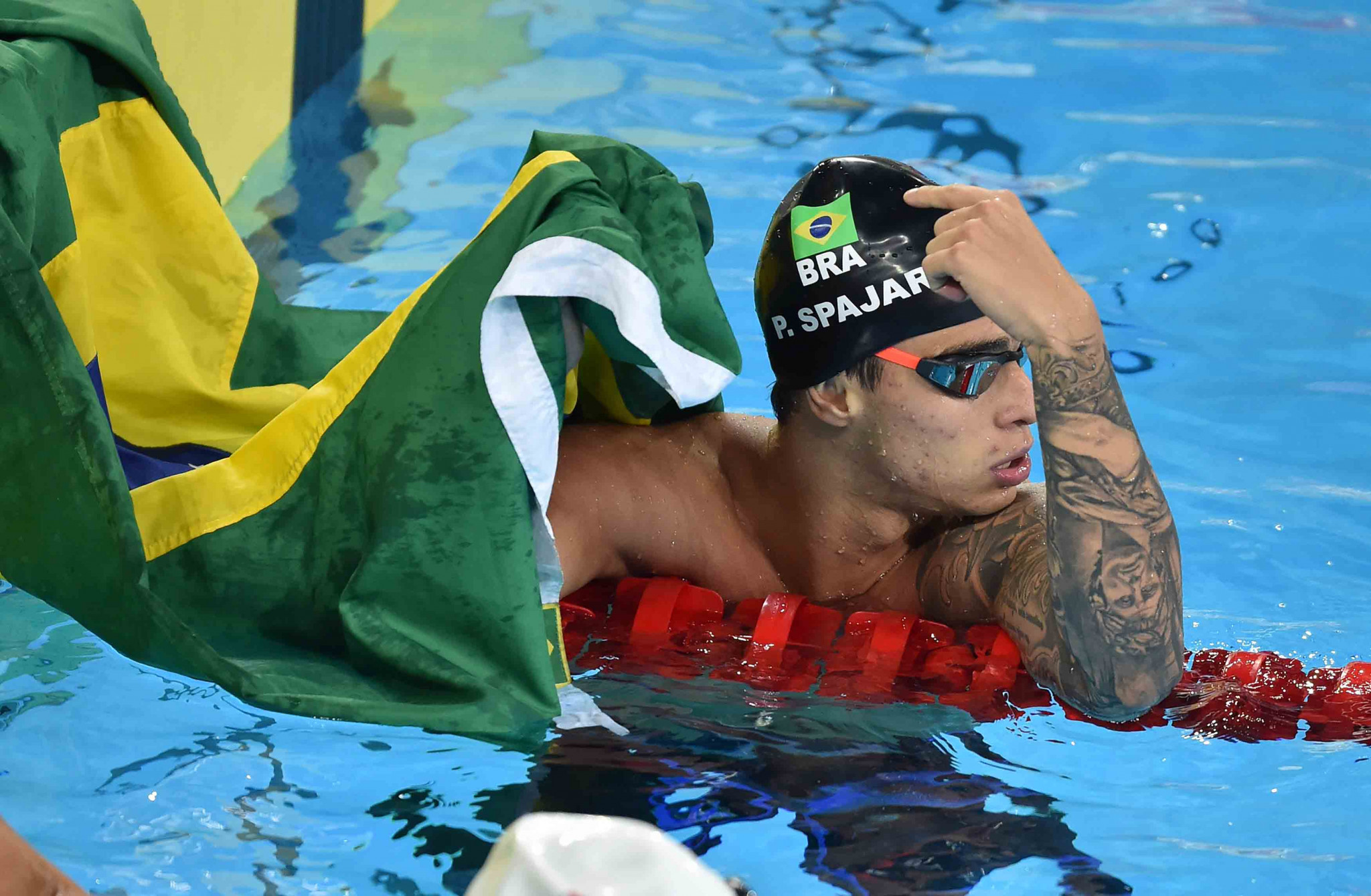Brazil won three gold medals on the first night of swimming finals ©Getty Images
