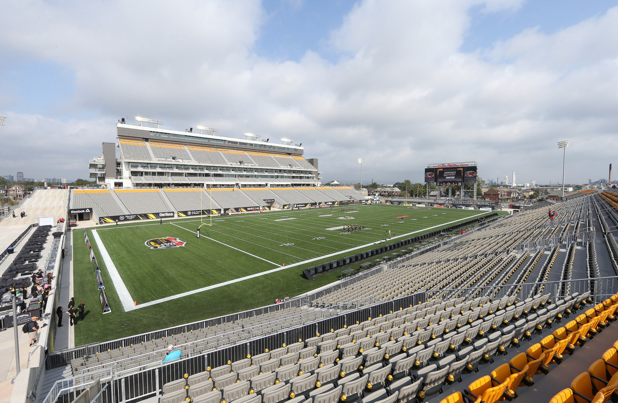 Tim Hortons Field would be a key venue if the Games were awarded to Hamilton ©Getty Images