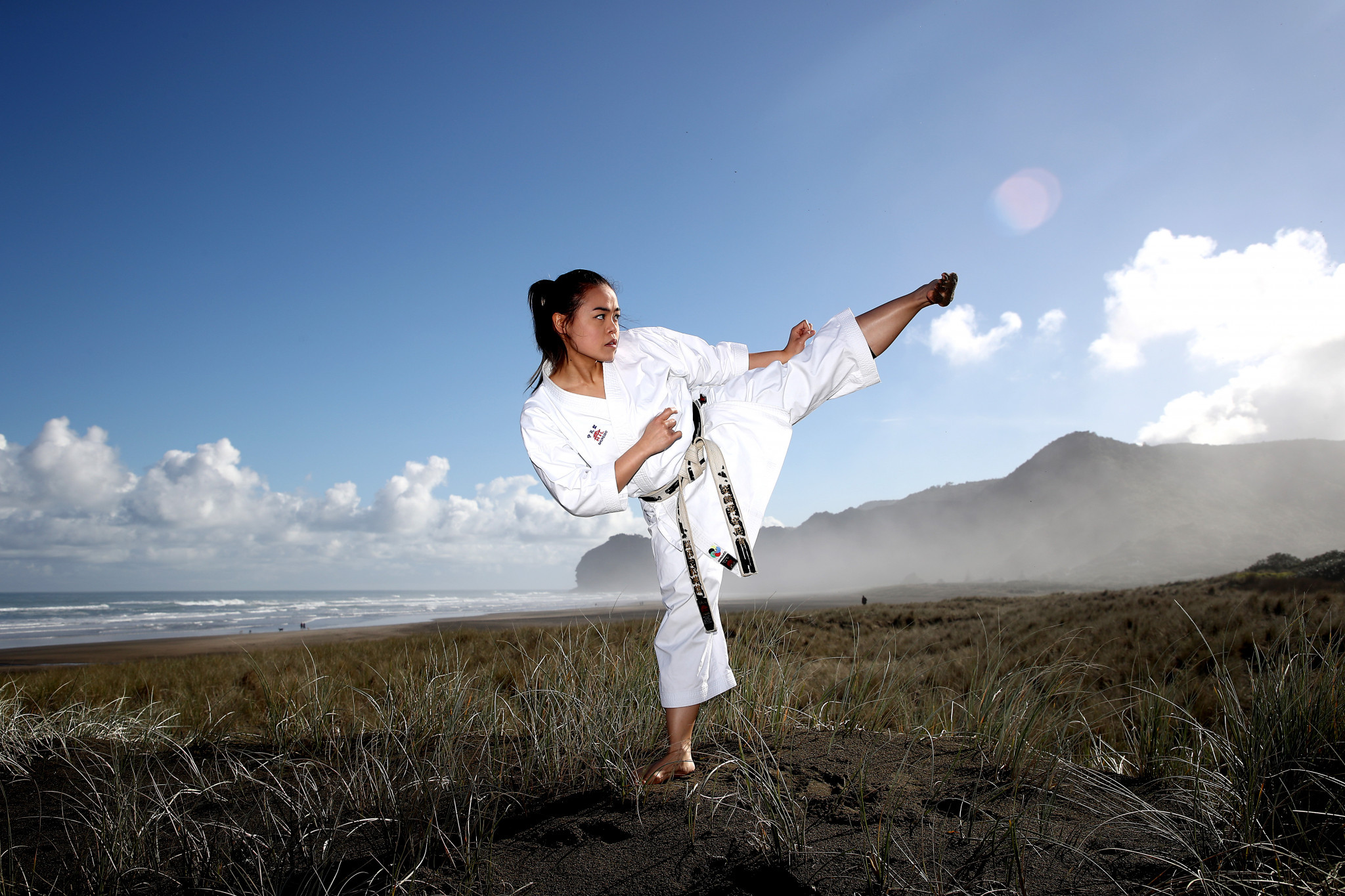 Karateka Andrea Anacan is among those hoping to compete for New Zealand at Tokyo 2020 ©Getty Images