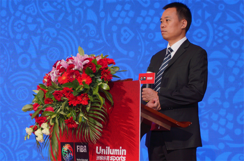 Lin Mingfeng promised excitement at basketball games across the world ©FIBA