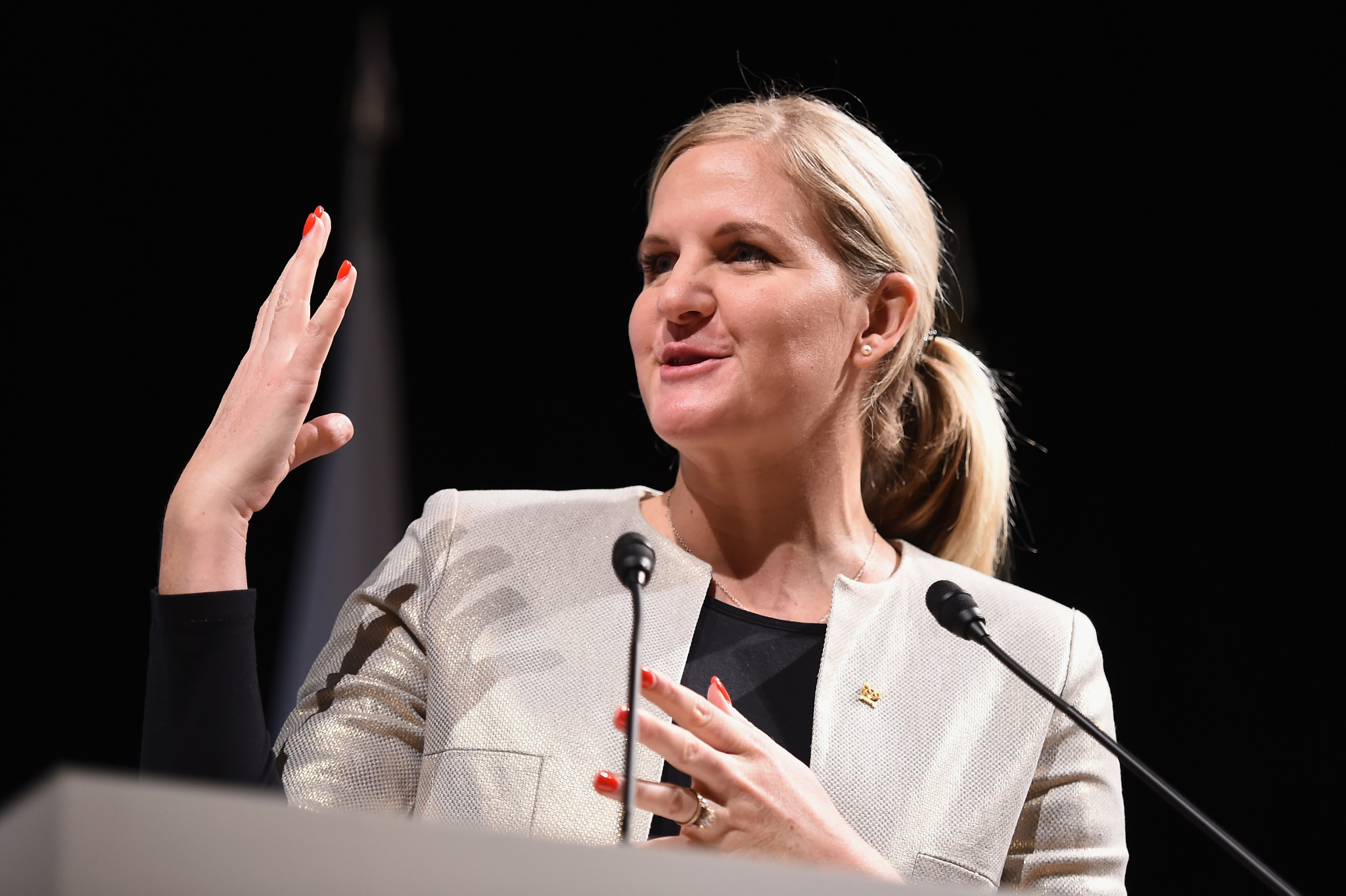 Former PE teacher Kathleen Lobb replaces International Olympic Committee member and double Olympic gold medallist Kirsty Coventry, pictured, as vice-president of the Zimbabwe Olympic Committee ©Getty Images
