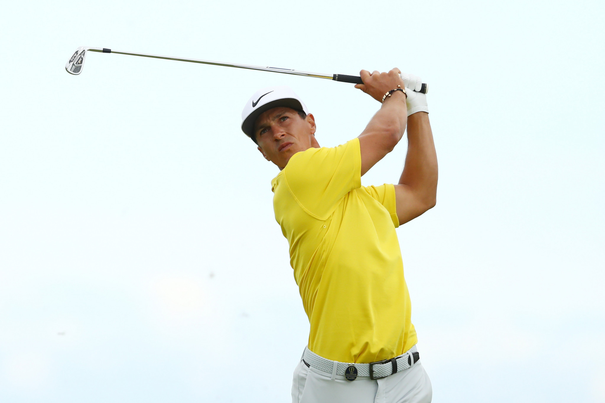 Denmark's Ryder Cup winner Thorbjorn Olesen has been charged with sexual assault following an incident on a plane ©Getty Images