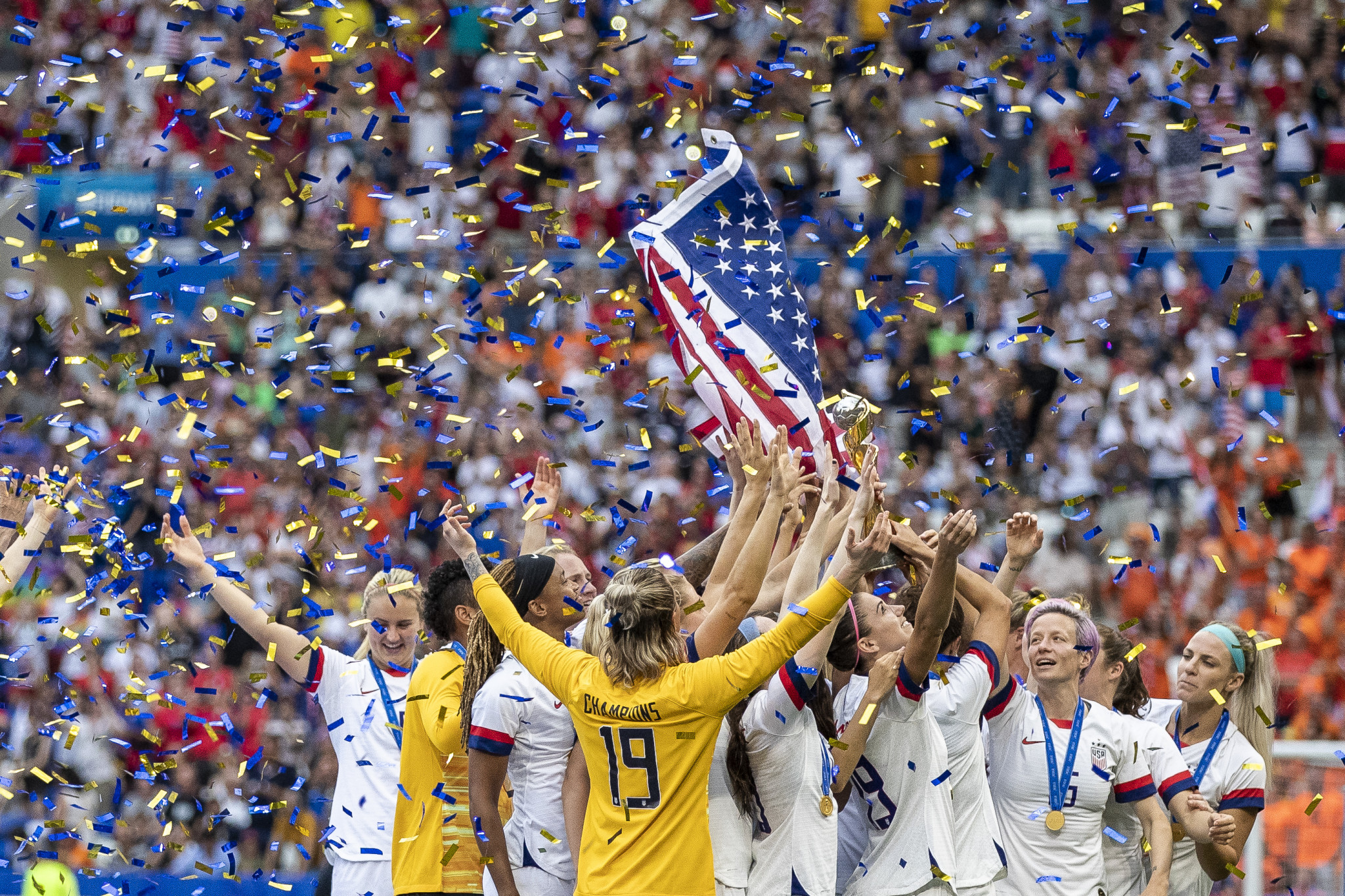 The United States women's football team defended their World Cup title ©Getty Images