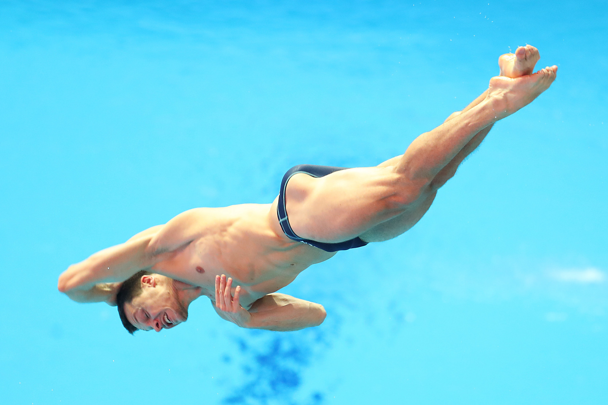 Germany's Patrick Hausding has his second gold in three days at Liko Sports Centre after adding 1m springboard victory to his win in the mixed team event ©Getty Images