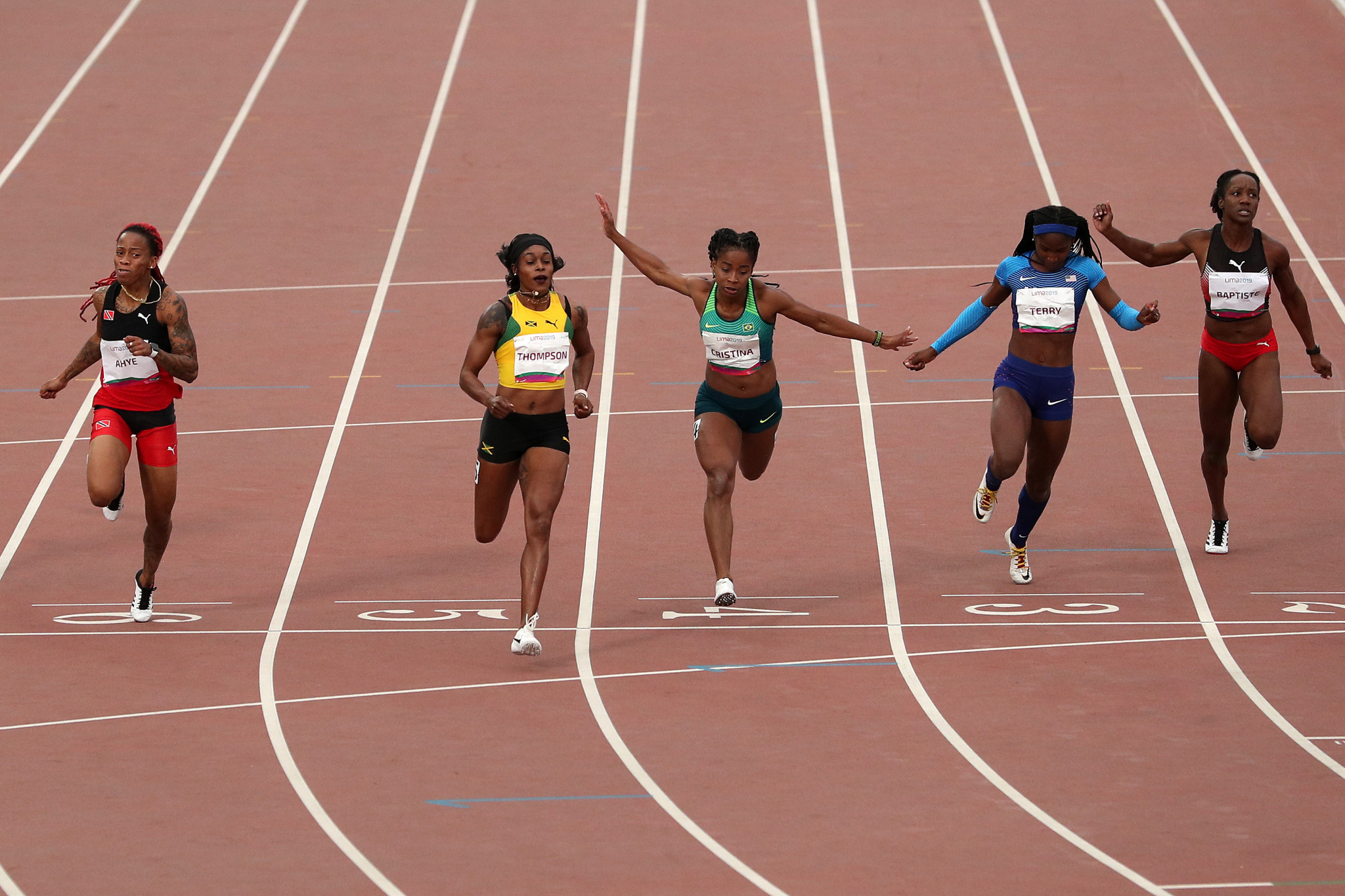 Elaine Thompson triumphed in the women's 100m final ©Getty Images
