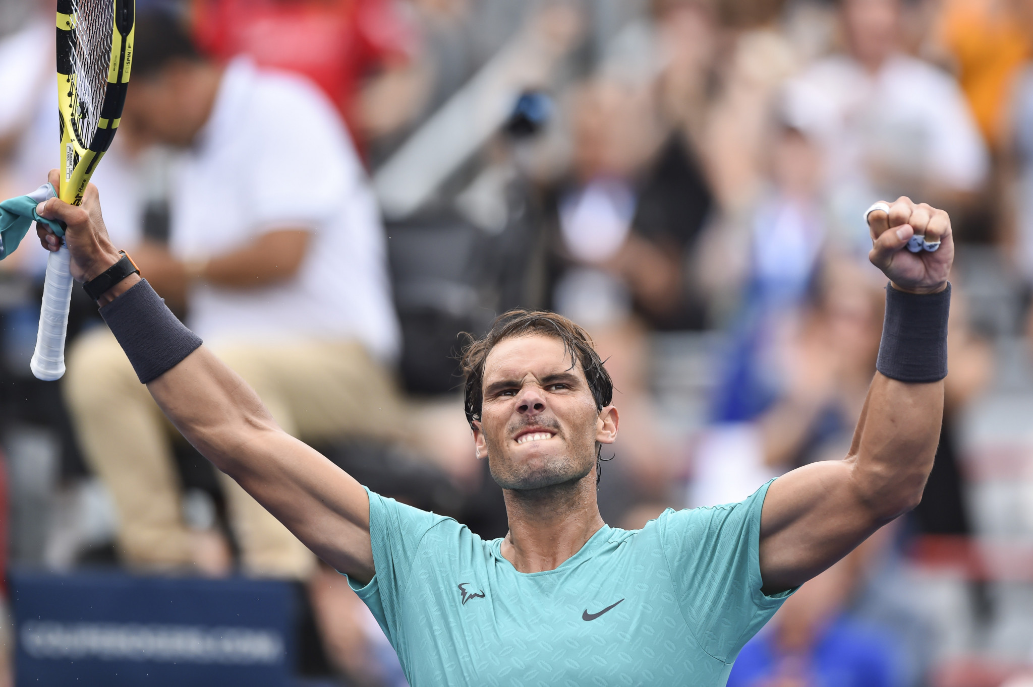 Defending champion Rafael Nadal beat Britain's Dan Evans to go through ©Getty Images