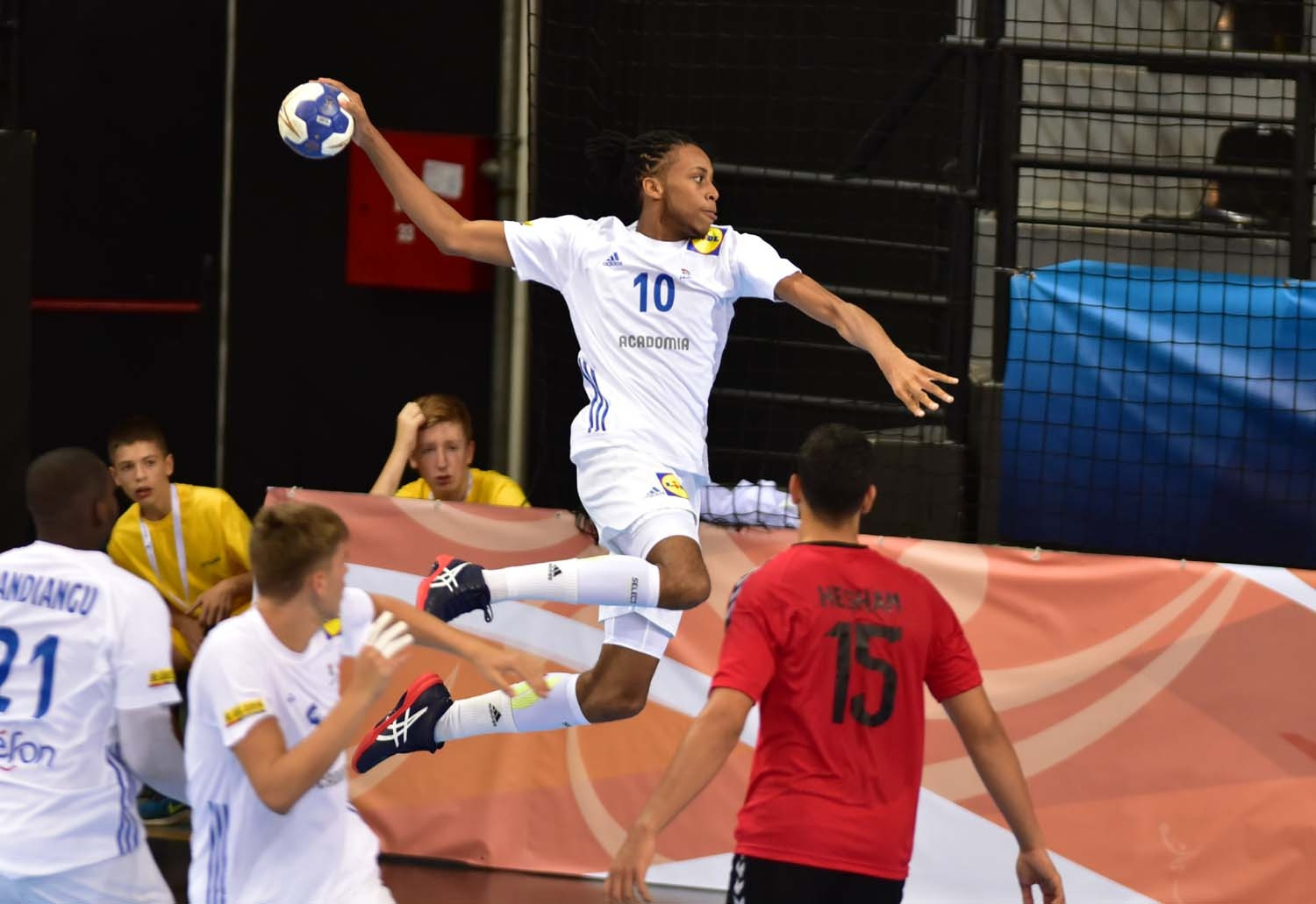 Defending champions France had enough to beat Egypt ©IHF