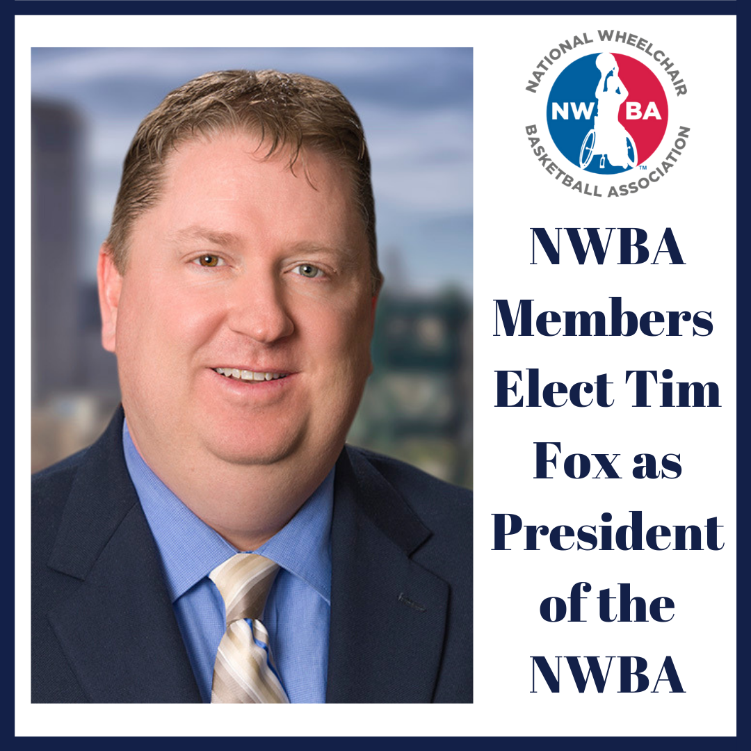 Fox appointed President of National Wheelchair Basketball Association