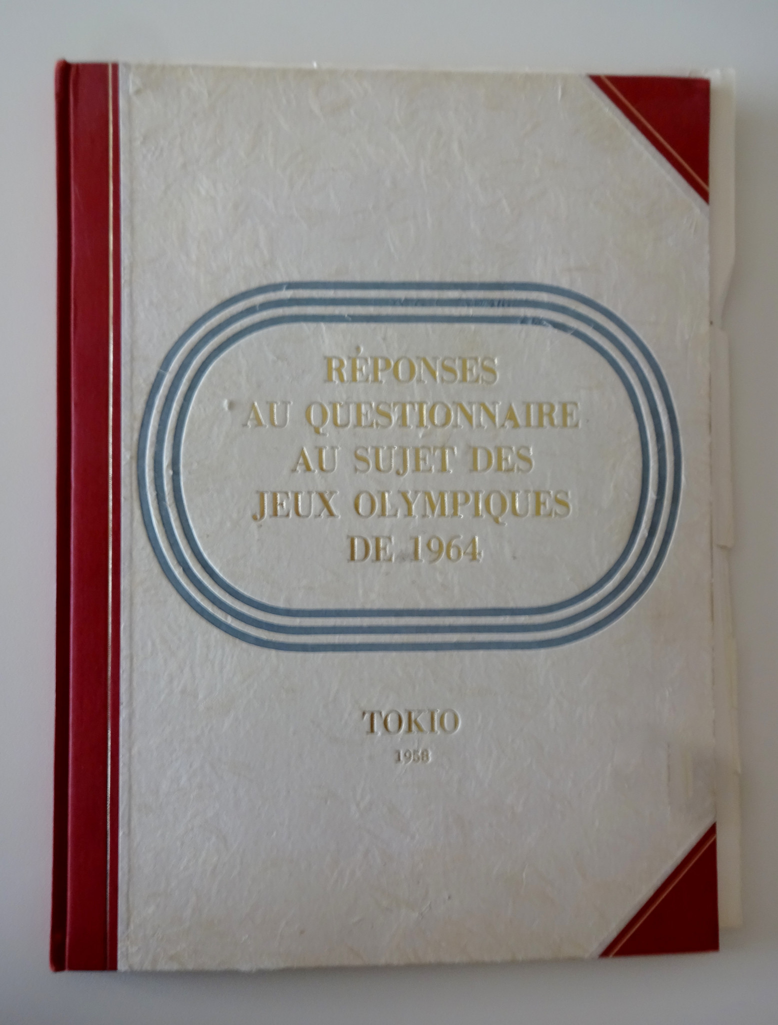The Tokyo 1964 dossier is kept at the Olympic Studies Centre in Lausanne ©ITG