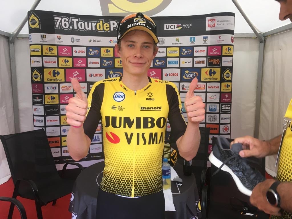 Denmark's Vingegaard wins stage six to take overall lead at Tour de Pologne