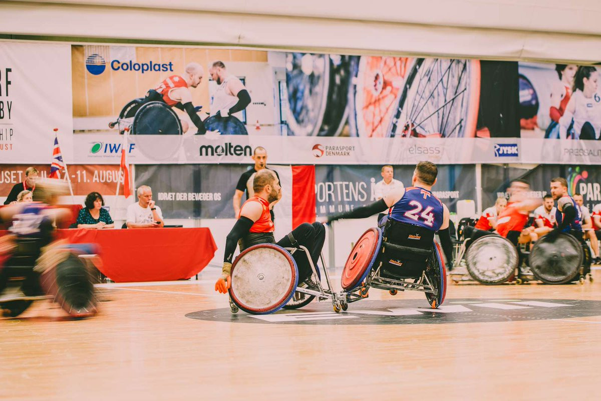 Second win for holders Britain at IWRF European Championship as semi-finalists confirmed