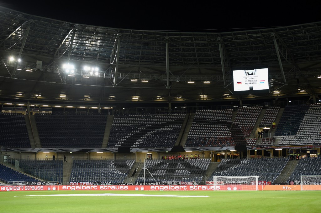 Germany v The Netherlands at the HDI Arena has been cancelled ©Getty Images