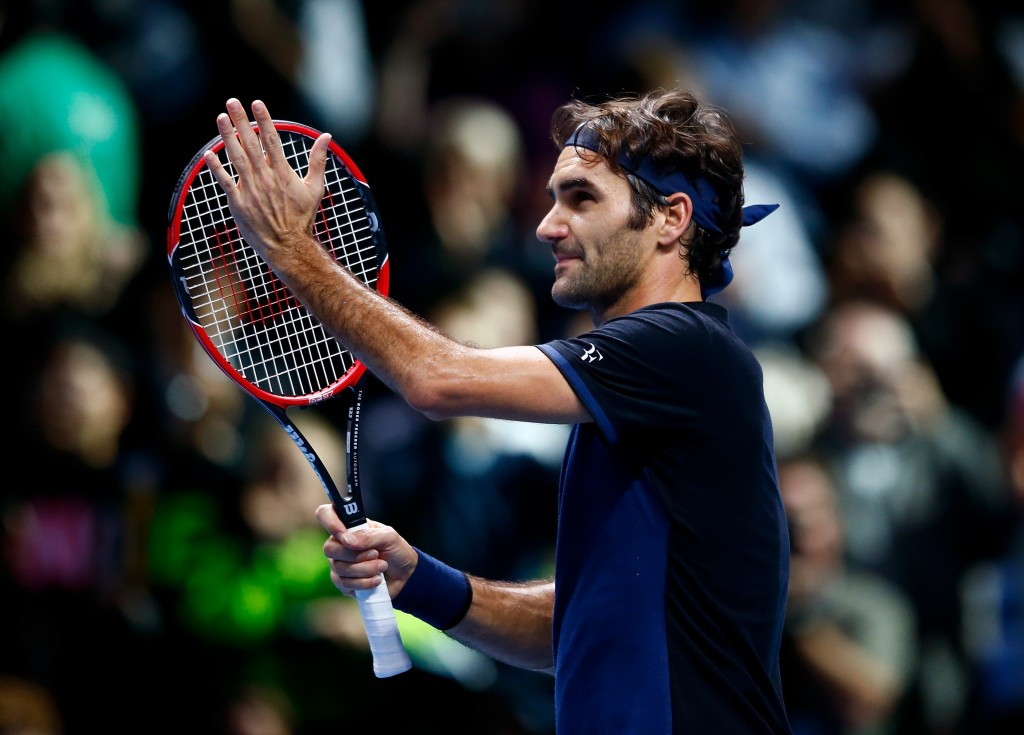 Roger Federer produced an excellent display to end Novak Djokovic's unbeaten run indoors ©Getty Images
