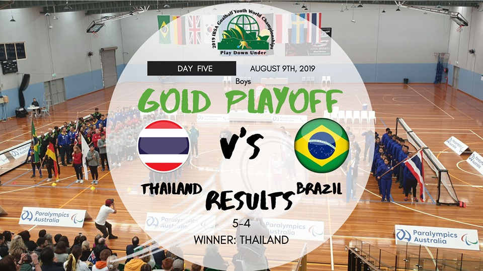 Brazil were beaten 5-4 by Thailand in the boys' final at the IBSA Goalball Youth World Championships ©2019 IBSA Goalball Youth World Championships/Facebook