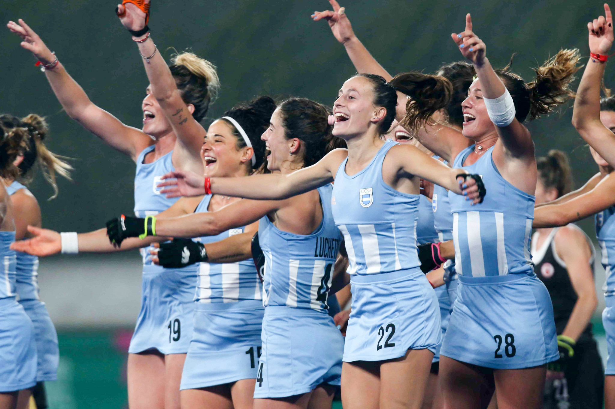 Argentina secured an Olympic place by winning the women's hockey final ©Getty Images