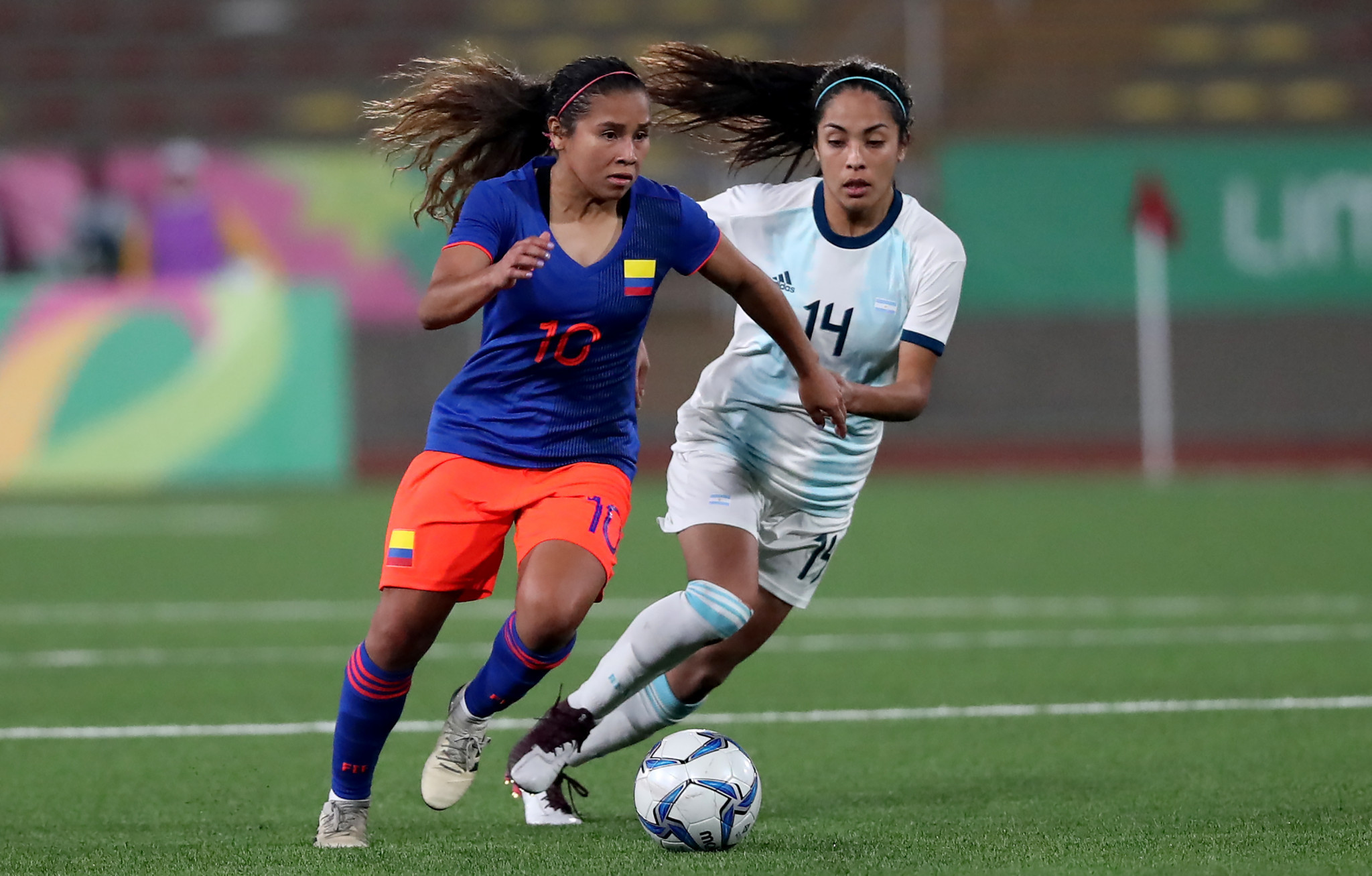 Colombia defeated Argentina to win gold in the women's football competition at the Lima 2019 Pan American Games ©Getty Images