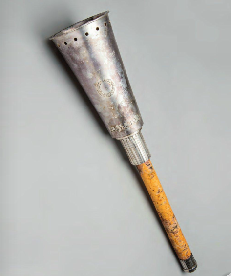 A rare Helsinki 1952 Olympic Torch is expected to fetch up to £400,000 at auction ©Graham Budd