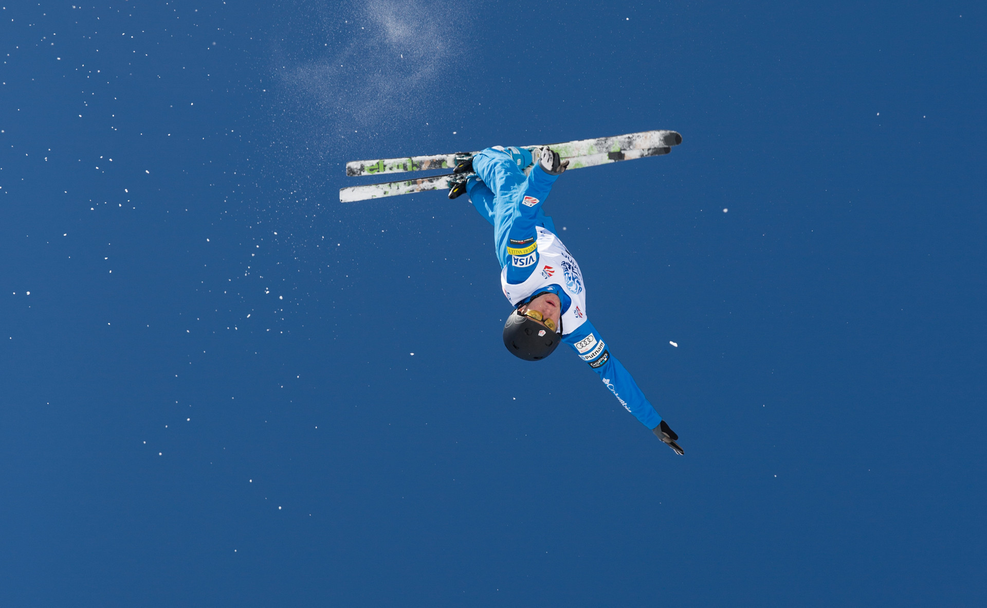 Bristol Mountain skiier Chris Lillis won at the 2019 US Aerial Freestyle Championships ©USSA