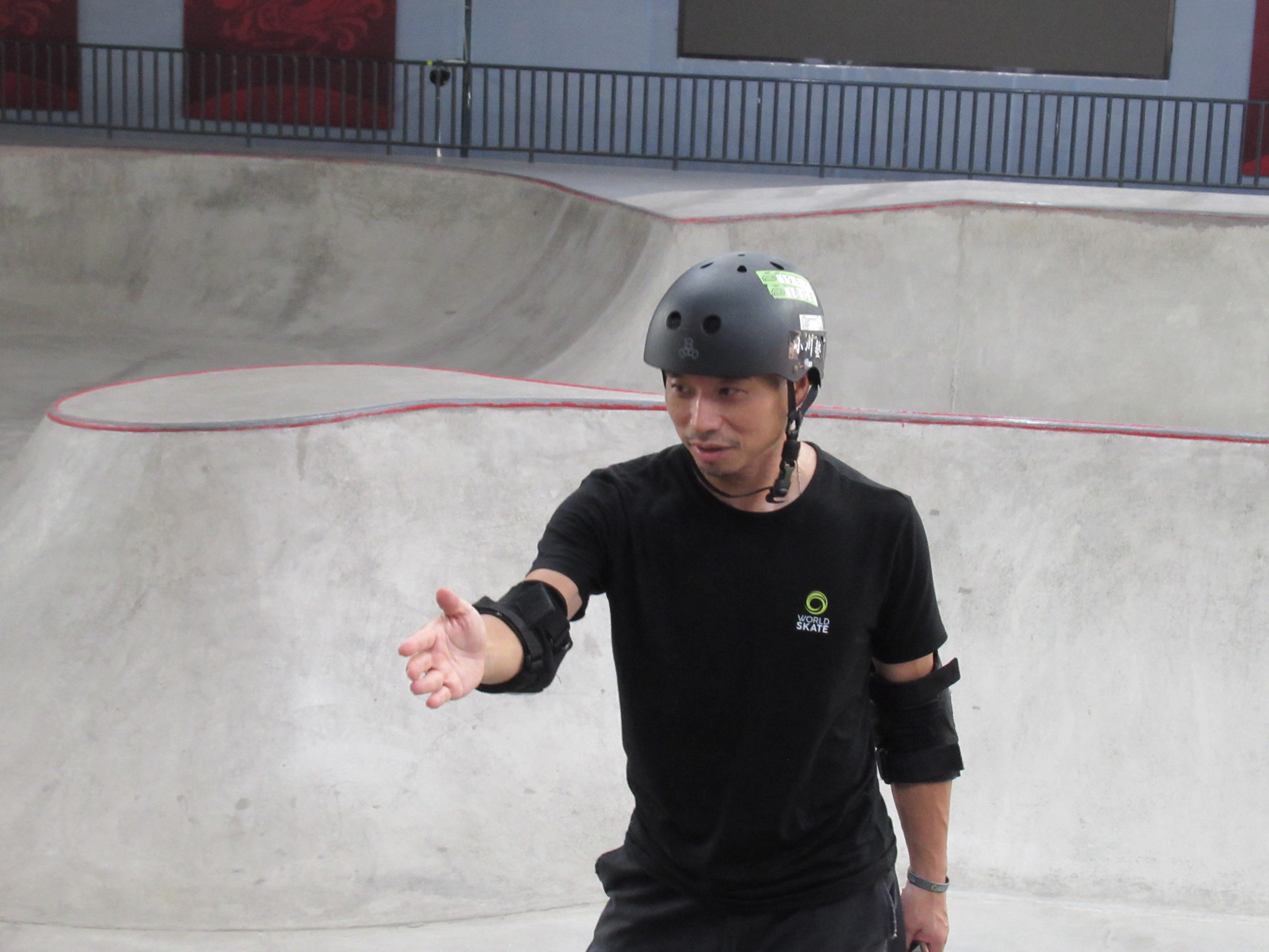 OCA skateboarding youth camp "featured potential 2024 Olympians"