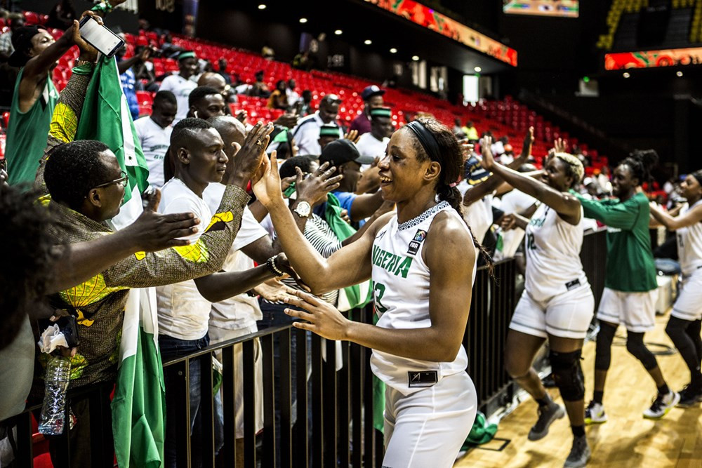 Reigning Women's AfroBasket champions Nigeria got their title defence off to the perfect start with a crushing victory over Tunisia ©FIBA
