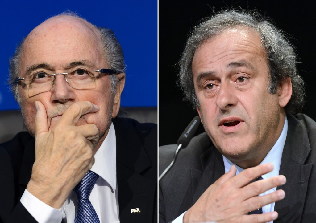 Sepp Blatter, left, and Michel Platini have had their appeals rejected ©Getty Images