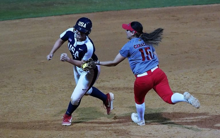 The United States cruised to a 15-0 victory against Mexico on the opening day of the WBSC Under-19 Women's Softball World Cup in Irvine ©WBSC