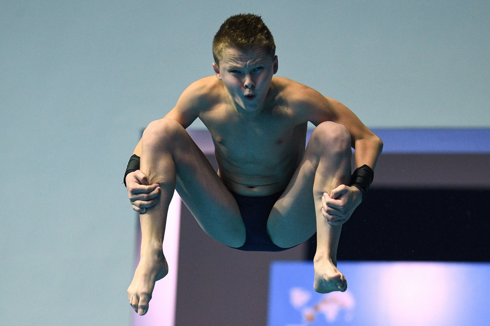 Thirteen-year-old Ukrainian wins gold at European Diving Championships and earns Olympic quota spot