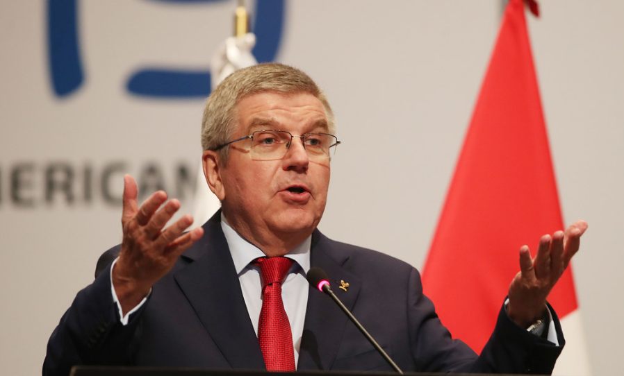 IOC President Thomas Bach said the organisation stood for peace and diversity ©Panam Sports