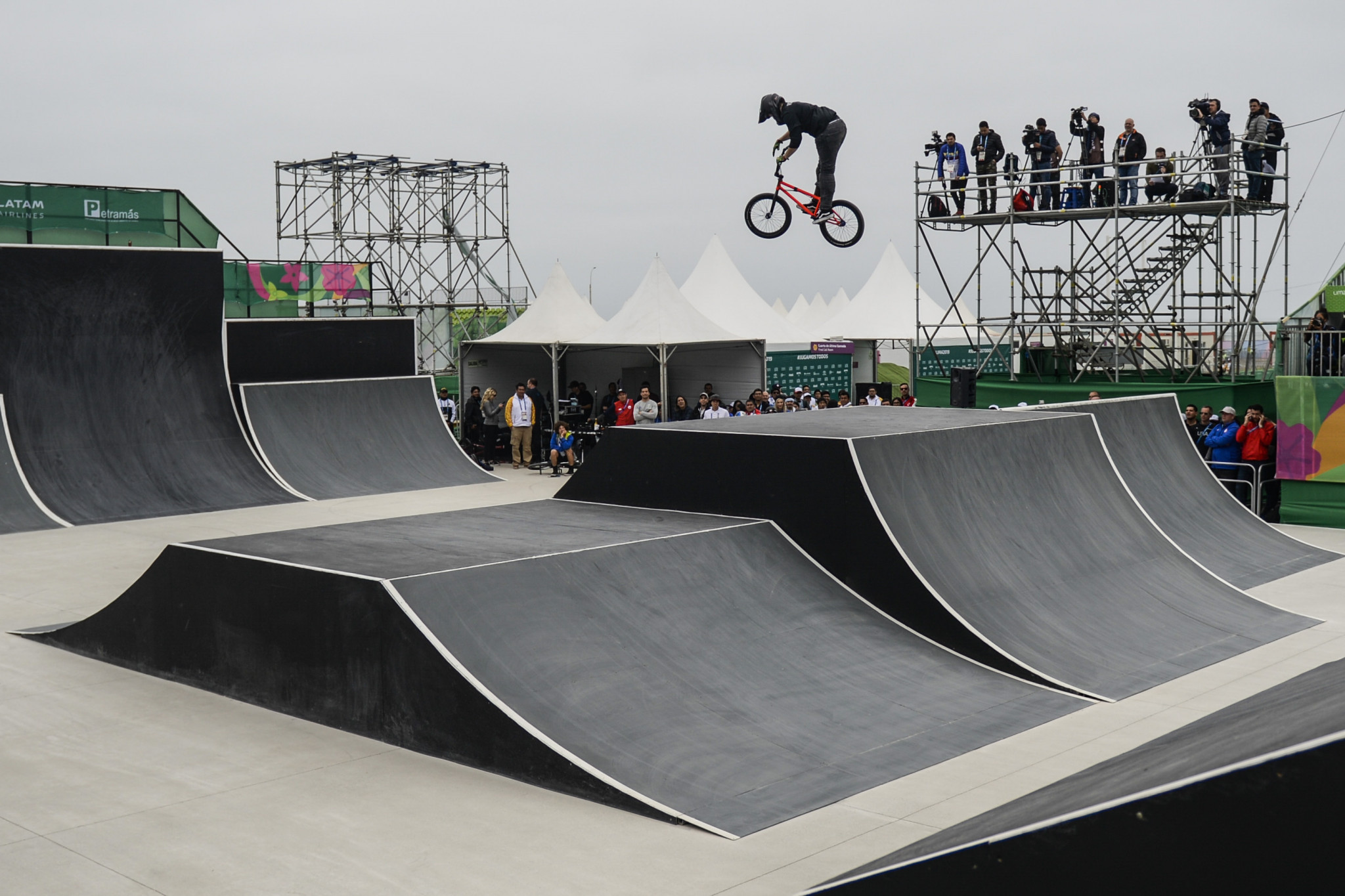Hannah Roberts of the United States was the victor in the women's BMX freestyle ©Getty Images