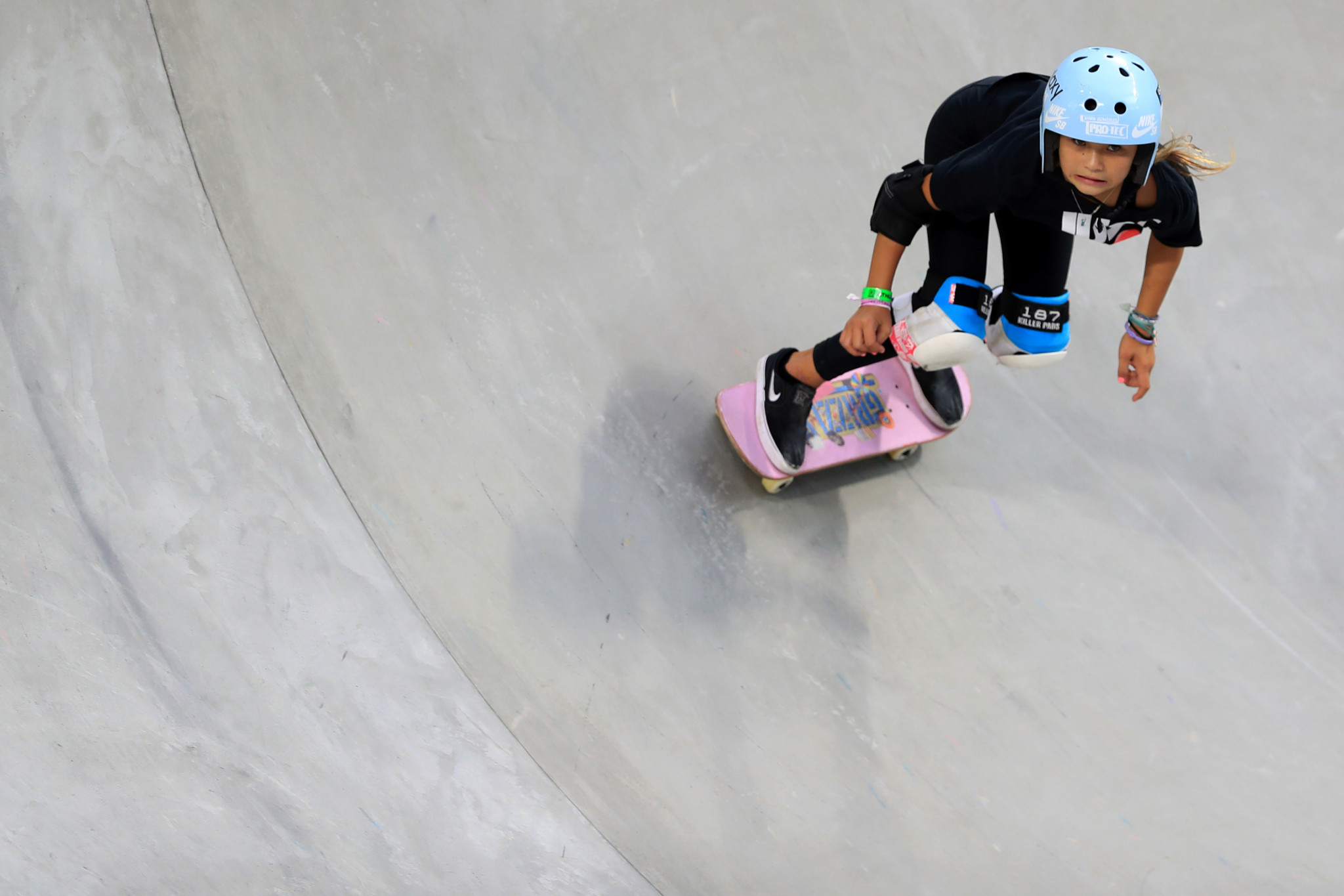 The 11-year-old has enjoyed some impressive results on the skateboarding circuit this year ©Getty Images
