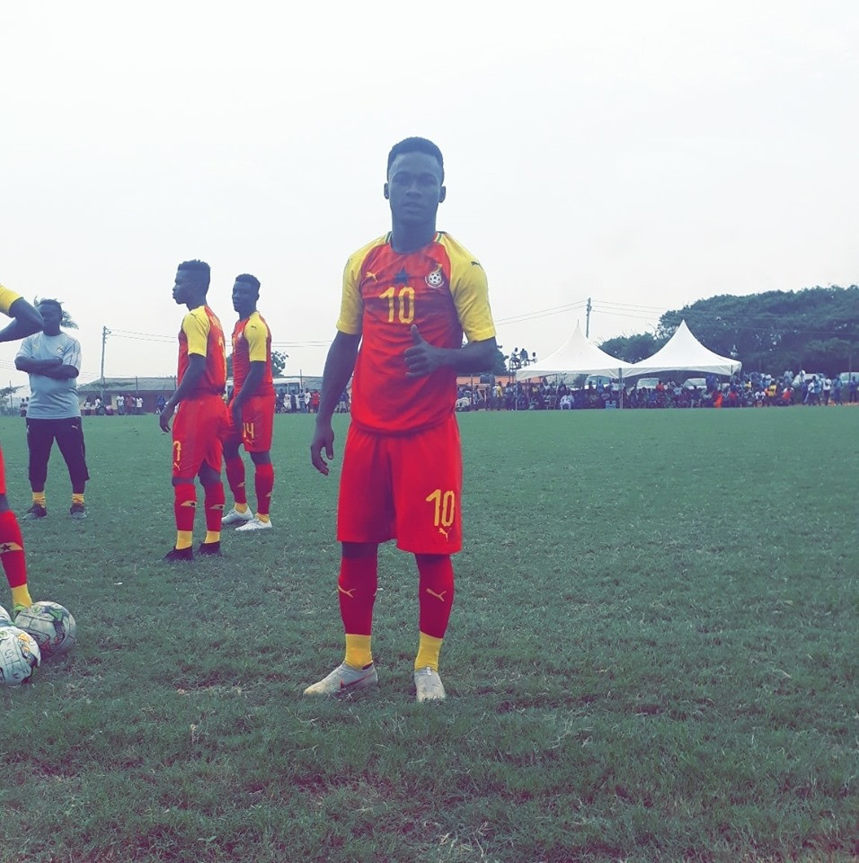 Boavista forward Emmanuel Toku will captain Ghana's men's under-20 football team at the 2019 African Games ©Emmanuel Toku #ET10/Facebook