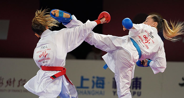 Turkey's Serap Özçelik remains on top of the women's kumite under-55kg rankings ©WKF
