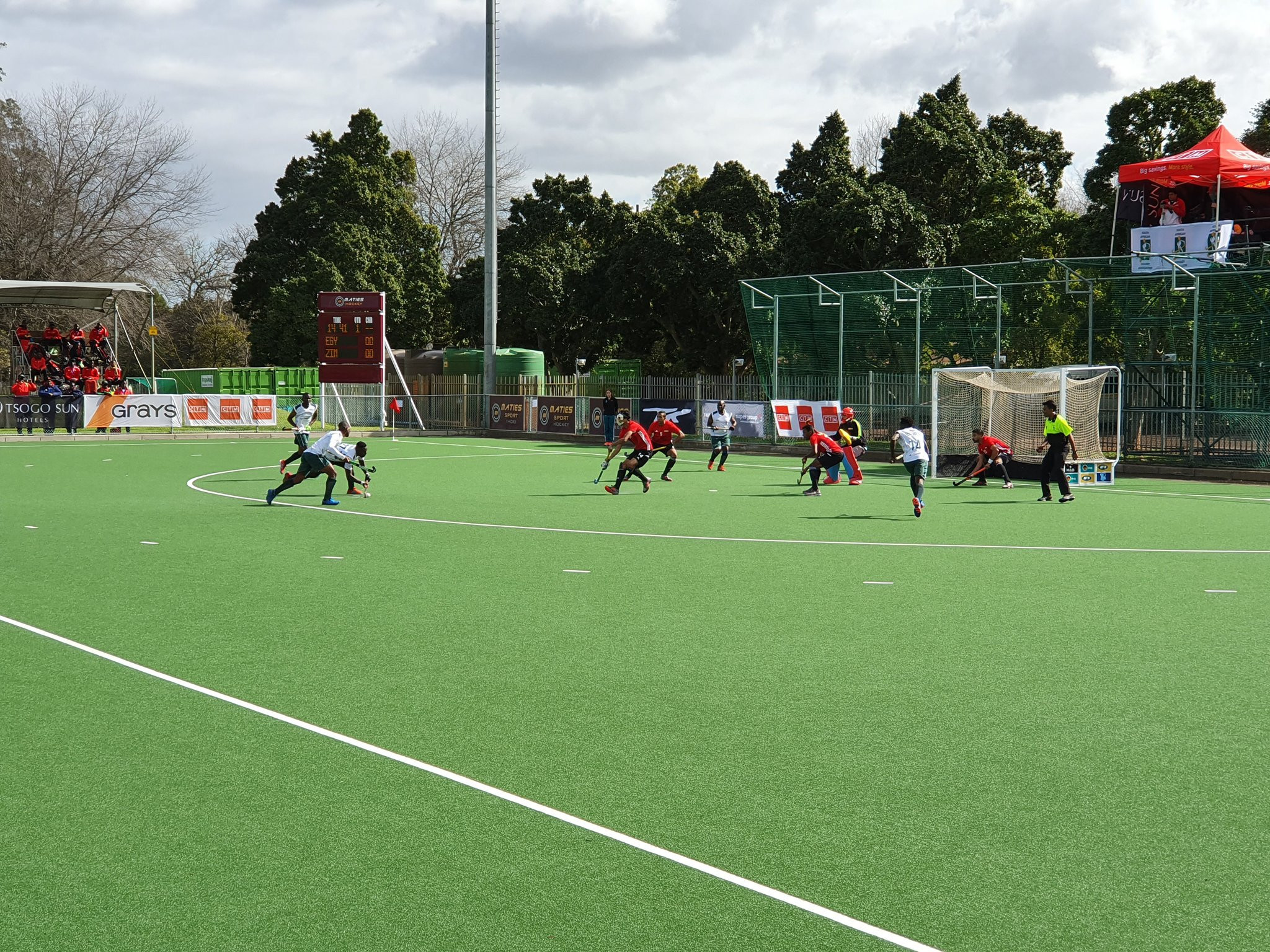 Egypt men made a superb start to the FIH African Olympic qualifiers ©Twitter/AfricaHockey