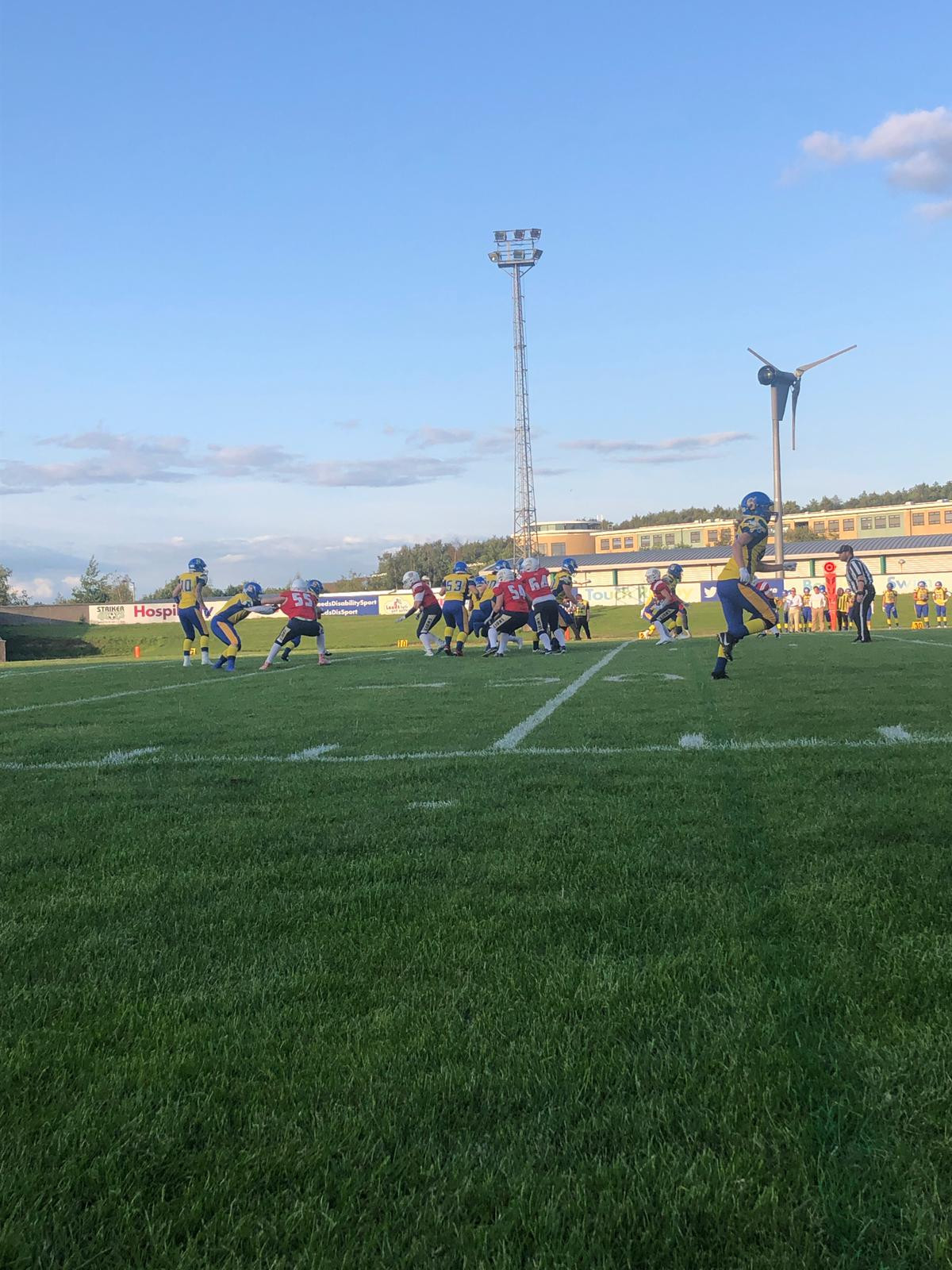 Hosts and favourites Britain have suffered a shock defeat in their opening game of the IFAF Women's European Championships against Sweden ©Twitter/IFAF