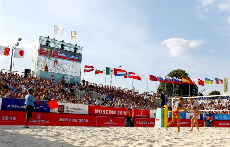 FIVB Beach World Tour moves onto Moscow for four-star event