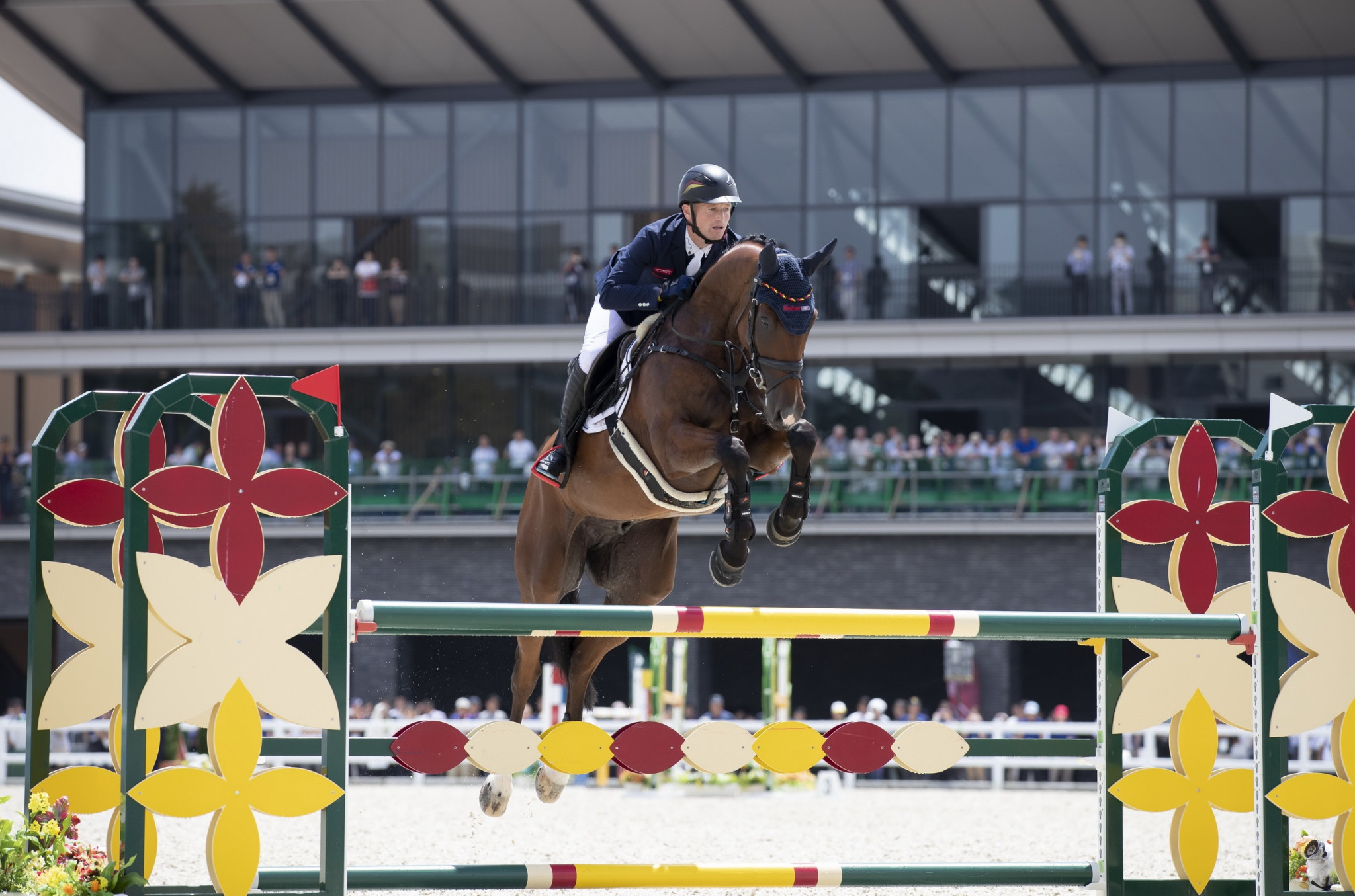 Germany’s Michael Jung claimed top honours with Fischerwild Wave as the eventing test event for the Tokyo 2020 Olympic Games concluded at Equestrian Park today ©FEI/Yusuke Nakanishi