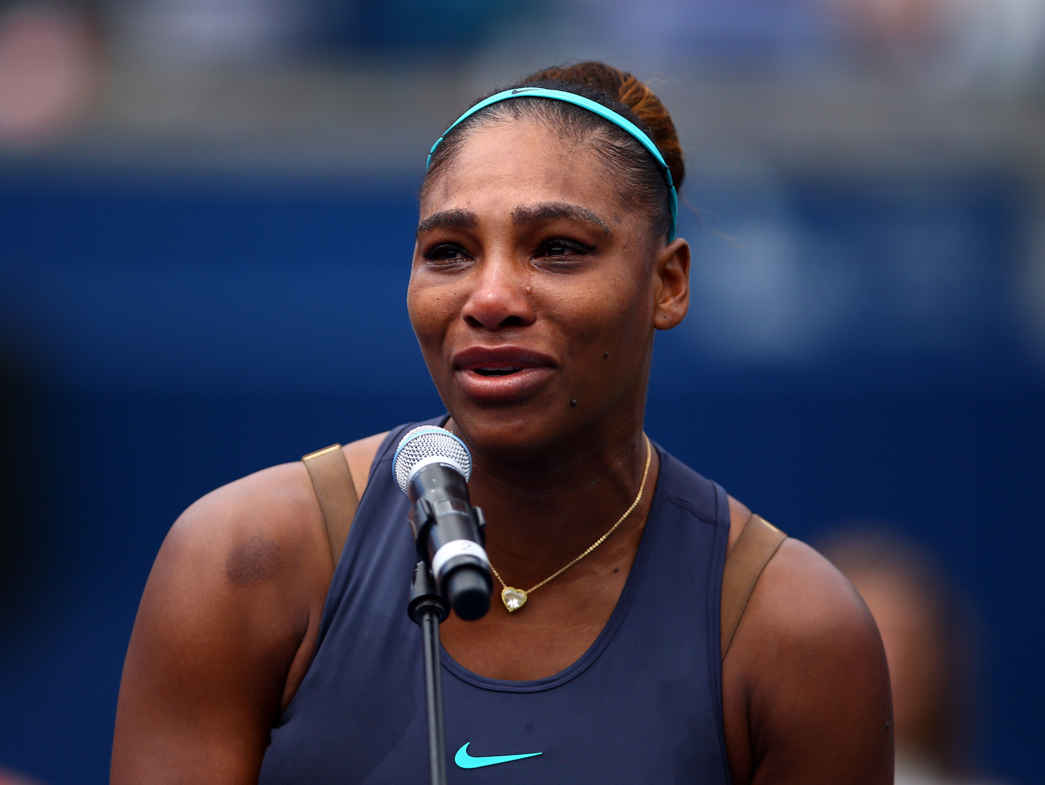 American Serena Williams withdrew from the Cincinnati Masters with a back injury ©Getty Images