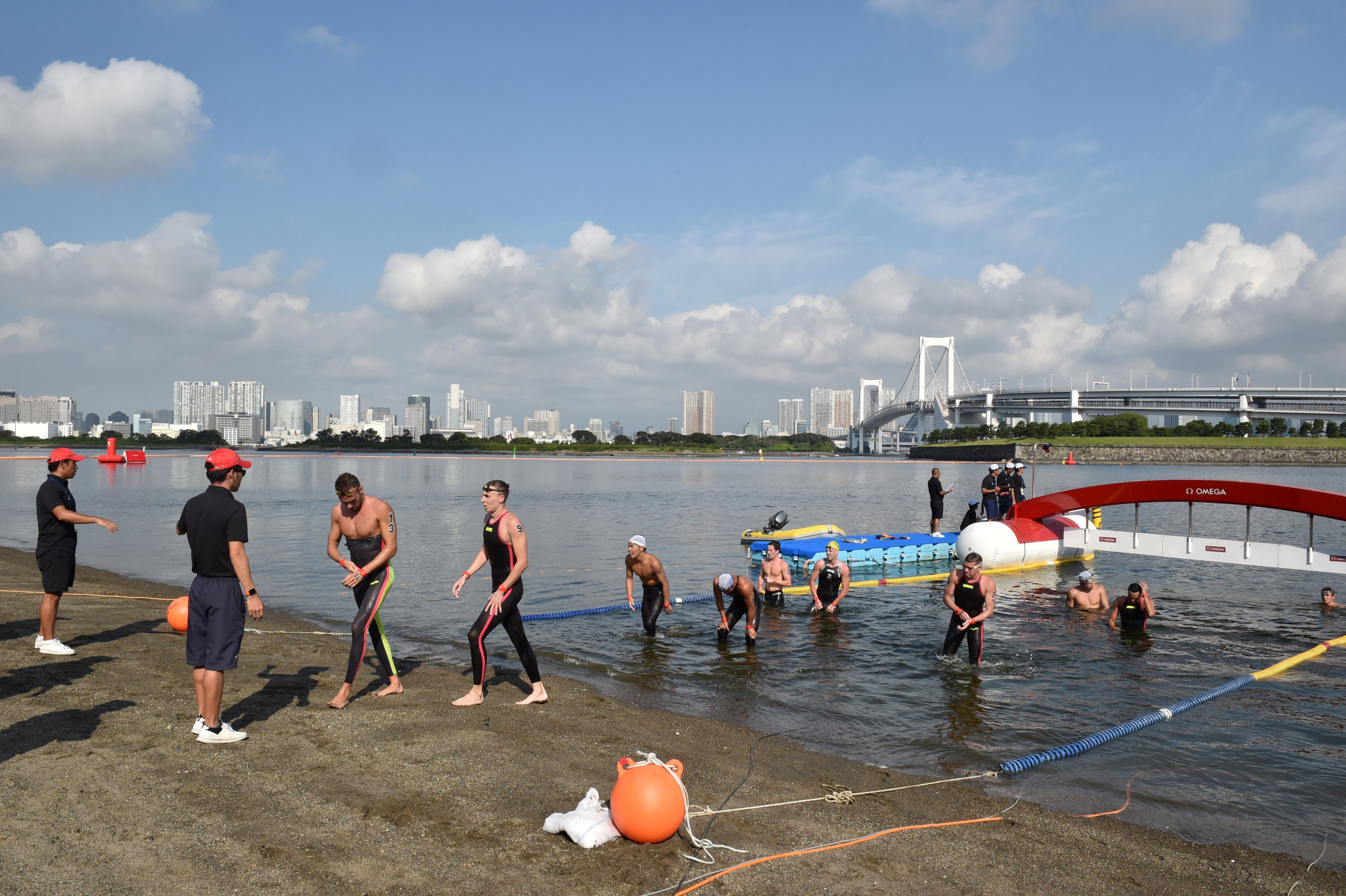 Water quality is set to be one of the main challenges for triathletes on the swimming leg of the Tokyo 2020 qualifier ©Getty Images