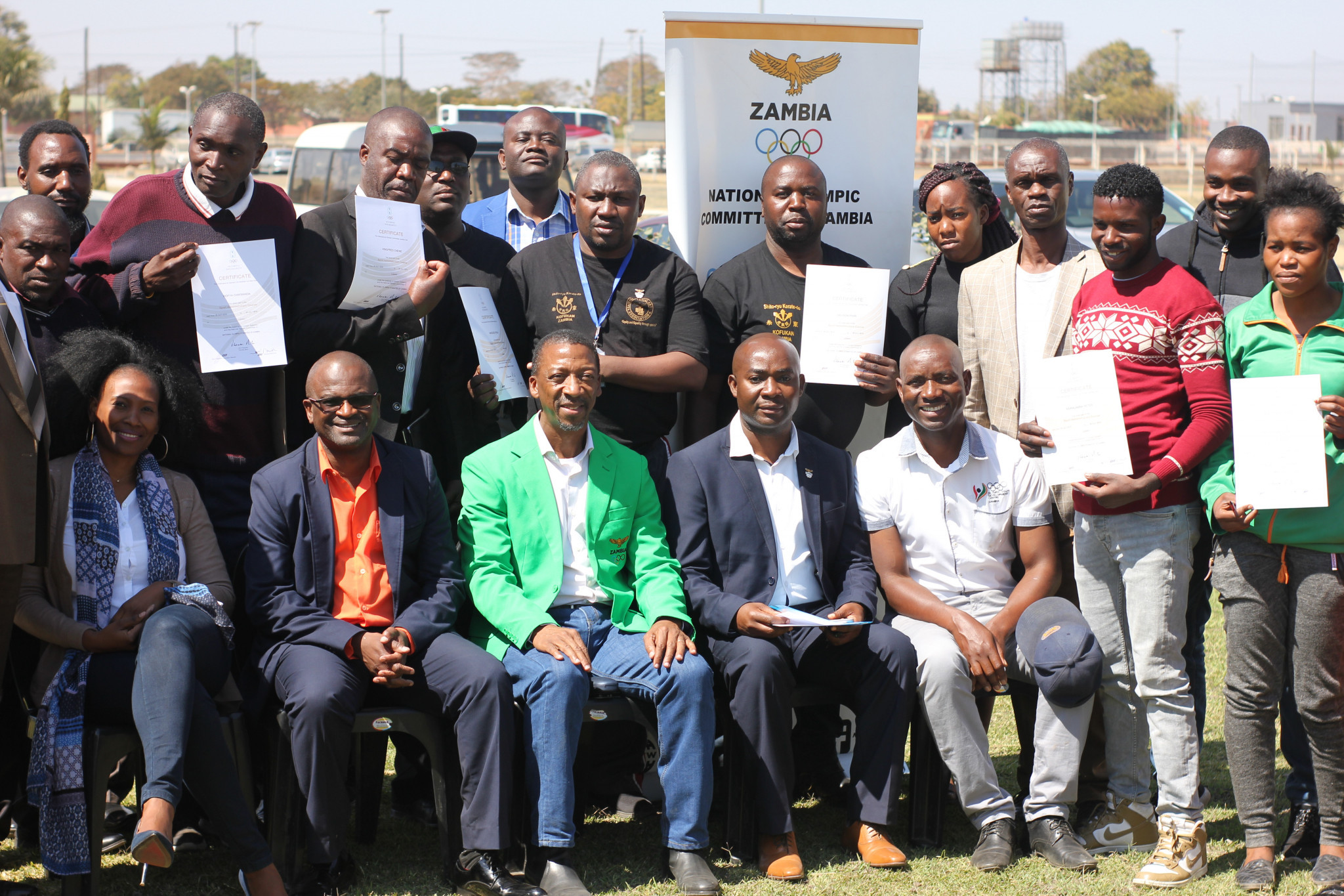 The event in Lusaka was attended by 24 participants, including athletes ©NOCZ