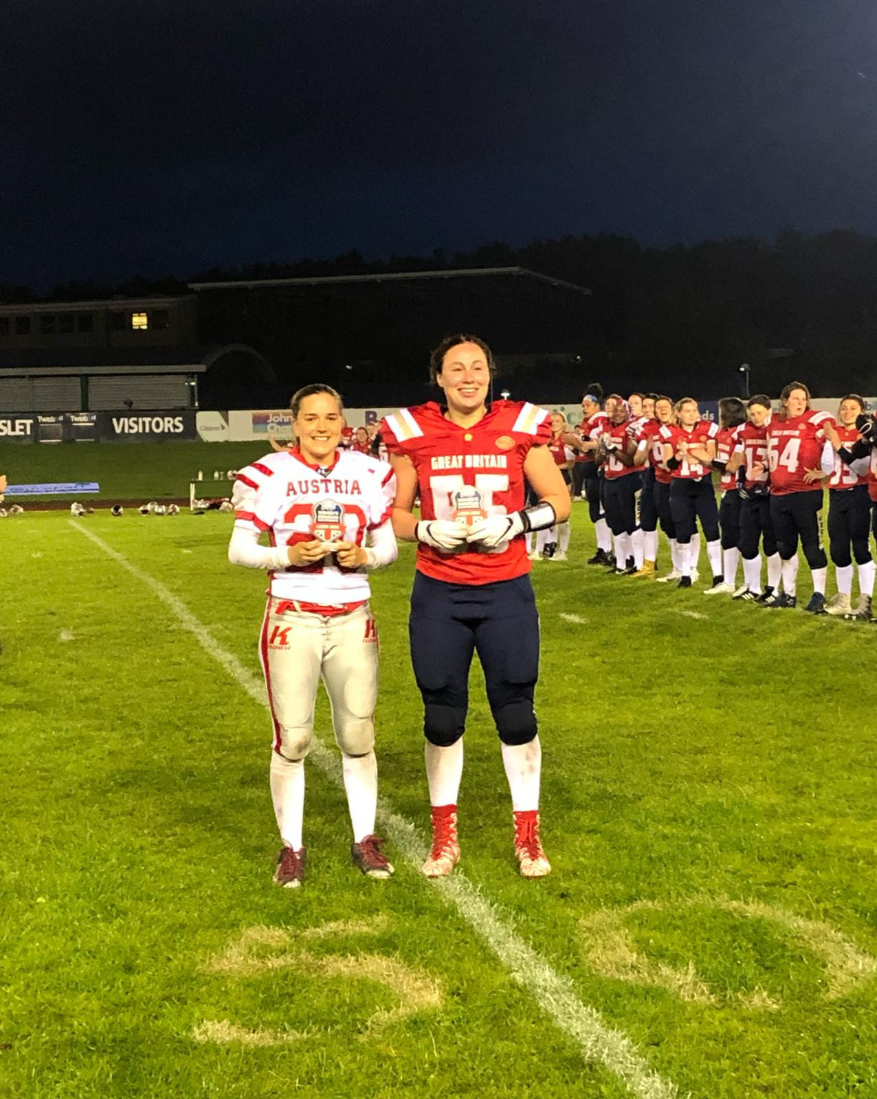 Britain defeat Austria to keep title hopes alive at IFAF Women's European Championships