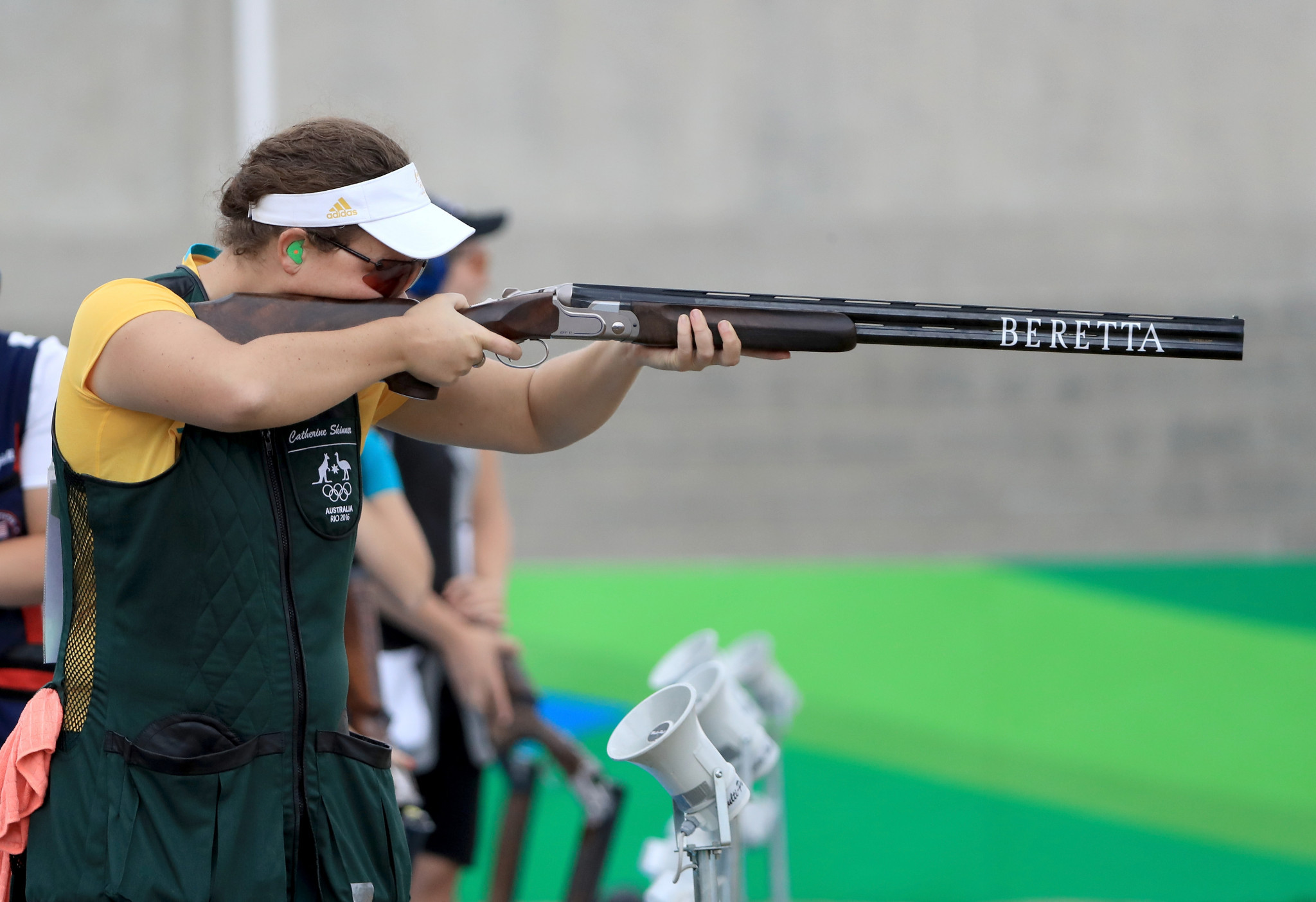 Australia's Catherine Skinner finished second on the first day of women's trap qualification ©Getty Images